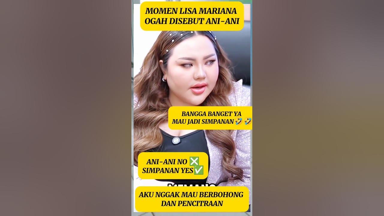 Ani-ani no, simpanan yes🔥🤣#lisamariana #ridwankamil #shorts #trending #masukberanda #feedshorts #fyp