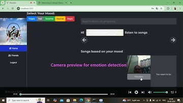 Python Powered Mood Based Music Recommendation System