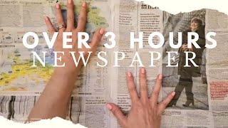 ⏰ ASMR Over 3 Hours of Newspaper Crinkles for Sleep and Relaxation - No Talking