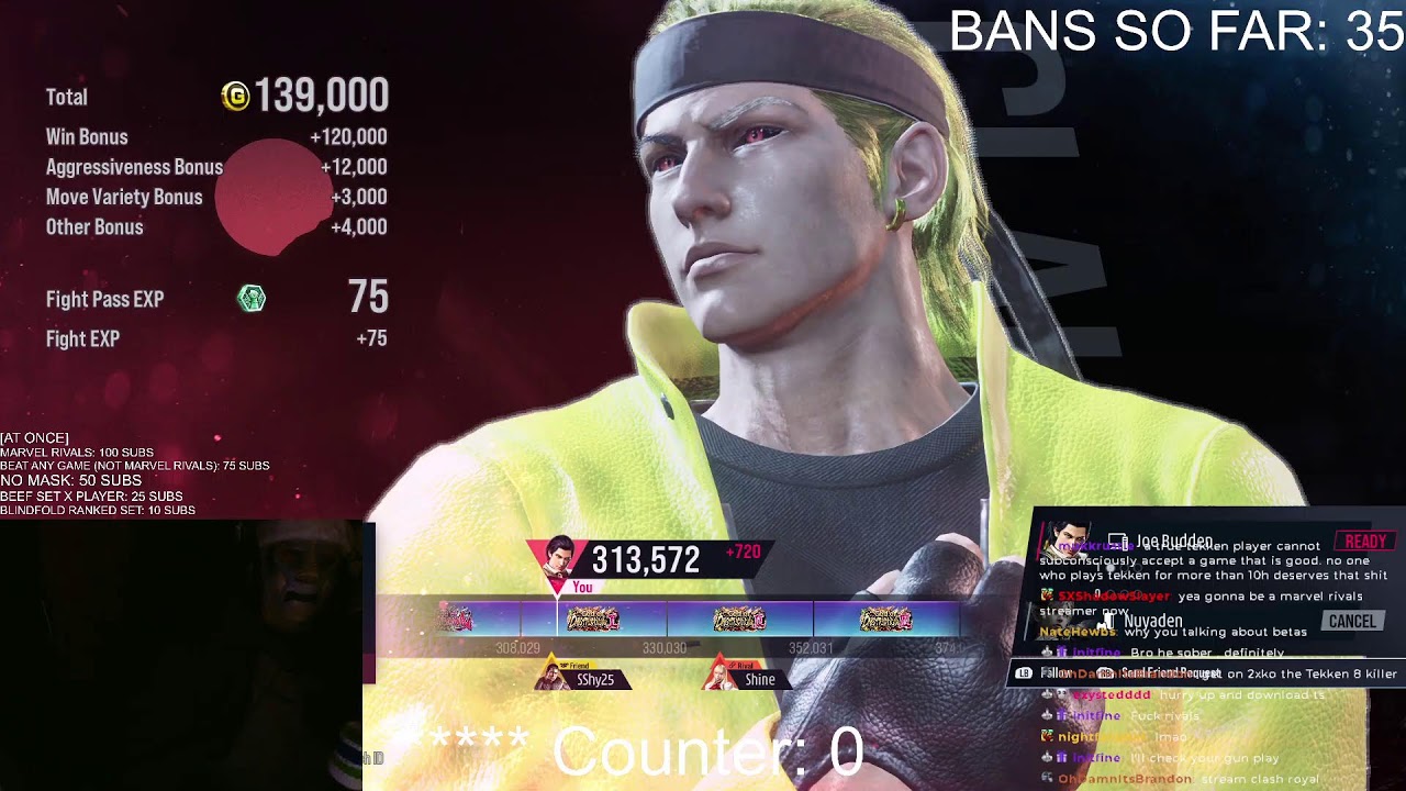 Drunk Stream | ****** Counter: 0