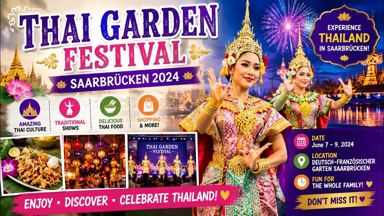 Thai Garten Festival DFG Saarbrücken #thaigartenfestival - YouTube
