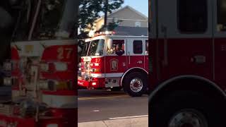 DCFD Engine 27 Responding In Southeast, Washington DC.