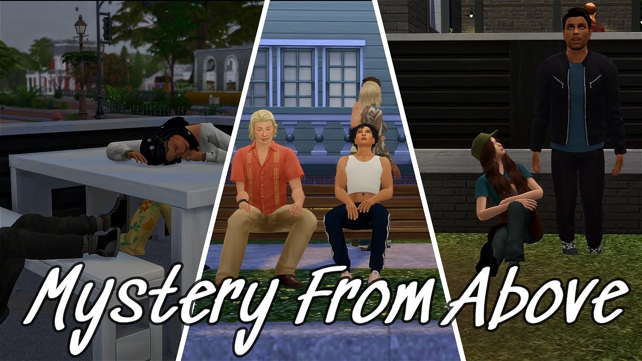 Sims 4- Look Up Animation #2"The Mystery From Above"