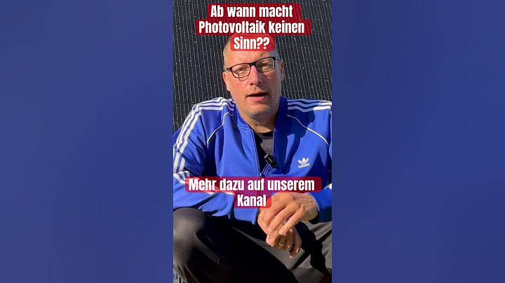 Ab wann macht Photovoltaik keinen Sinn? #photovoltaikanlage #balkonkraftwerk #solar