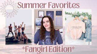 Summer Fangirl Favorites | tv shows i loved to watch, edit, and design merch for!!