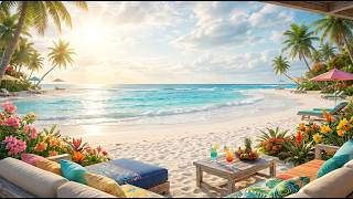 Relaxing Jazz 🏝️ Sunny Tropical Beach Retreat