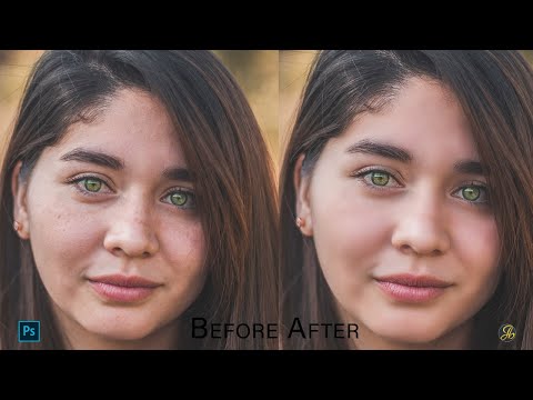 1 Click High end skin retouching | Quick & Easy + Free Skin Softening Action
