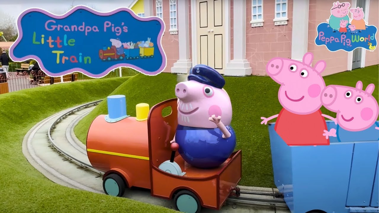 🚂 Grandpa Pig's Little Train Ride 🚂 at PEPPA PIG WORLD (November 2024) [4K] POV