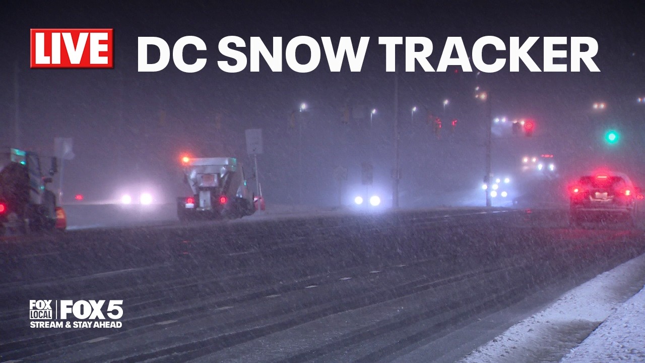 DC Snow Tracker: Latest Round of Winter Weather Hits the DMV | FOX 5 DC ...