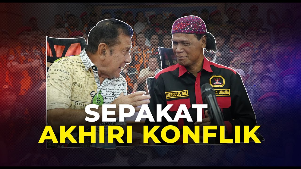 Akhiri Gesekan GRIB Jaya dan PP, H. Hercules dan Japto Pertegas Persatuan Ormas