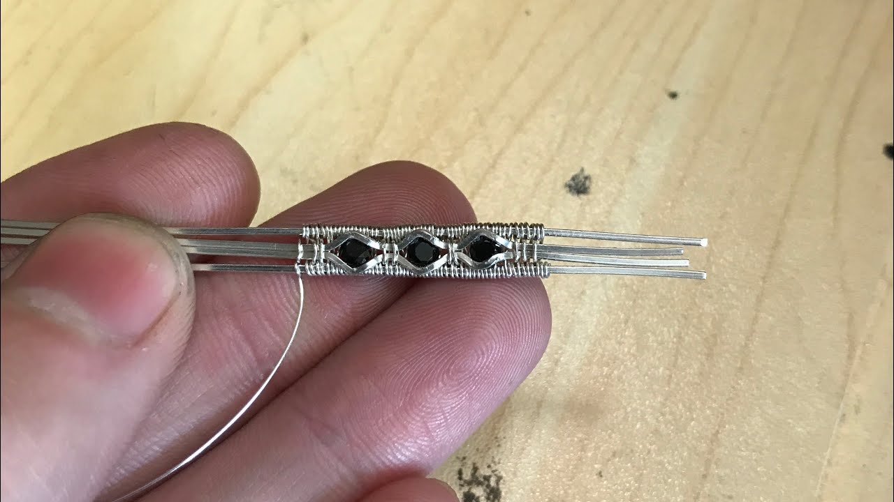 Wire Wrapping Tutorial Weave Settings Doable With All Round Wires