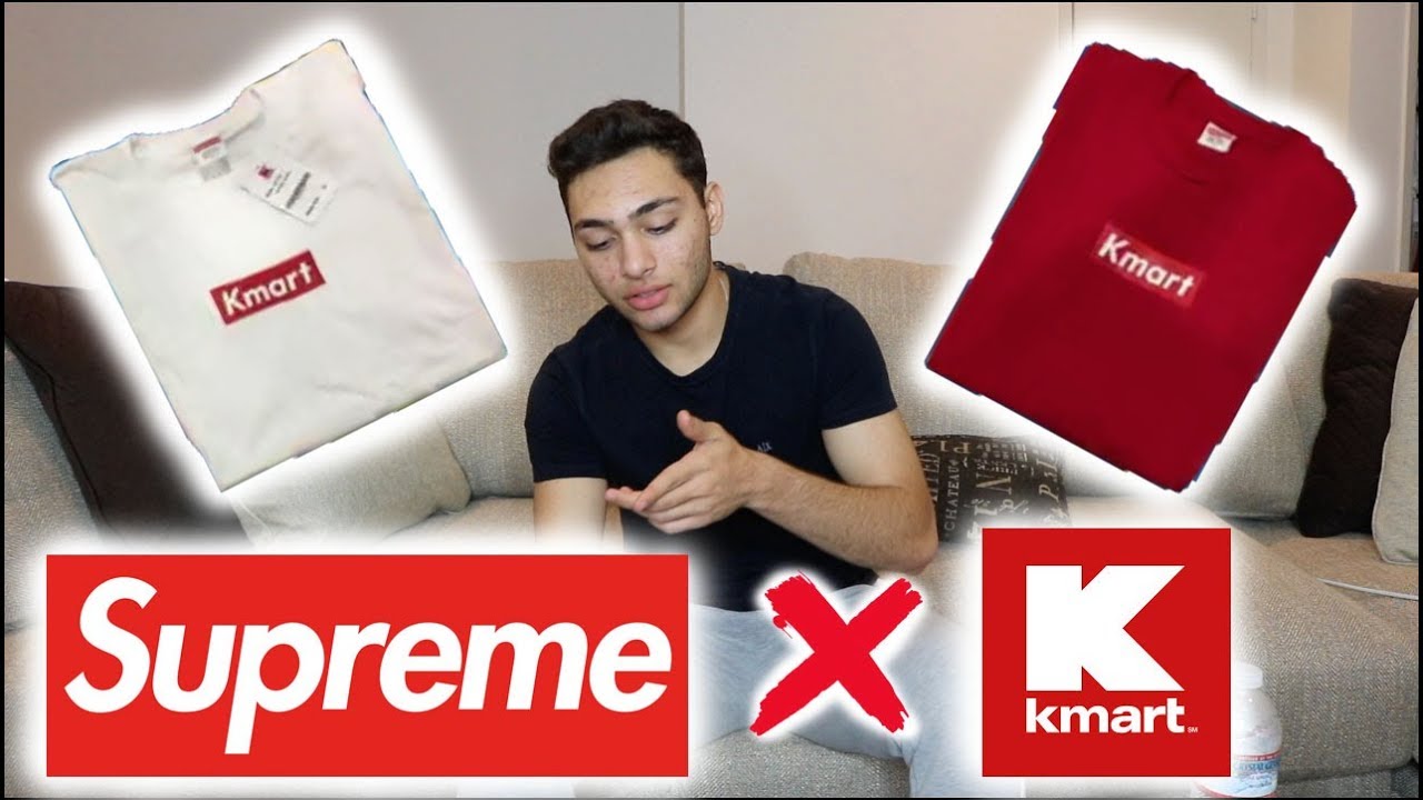 New Kmart Supreme Collab 4 Supreme Box Logo T Shirts Youtube
