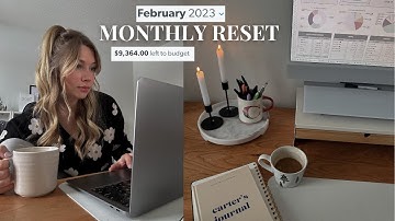 FEBRUARY RESET ROUTINE | goal setting, budgetting & current favourites