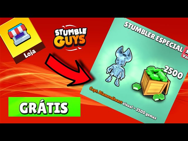 VISUAL GARANTIDO NA LOJA DO STUMBLE GUYS ‐ #stumbleguys #foryou #loja  #games 