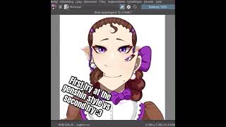 My Genshin oc as a genshin profile card :3 #artist #digitalart