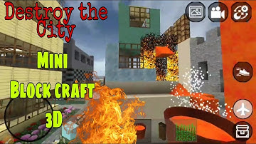 Destroy the City in Mini Block craft 3D | Best android Block games