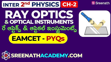 Ray Optics & Optical Instruments EAMCET PYQs: Inter 2nd Year Physics (TS & AP)
