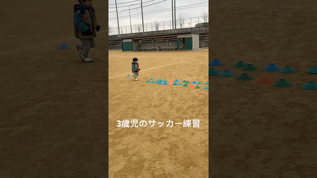 サッカーコーチのパパが教える3歳児のサッカー練習　#3歳サッカー練習