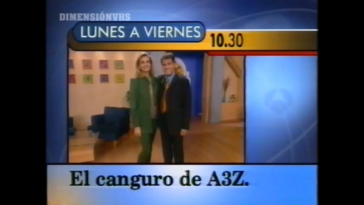 Bloque de publicidad y promos Antena3 (1997) El canguro de A3Z