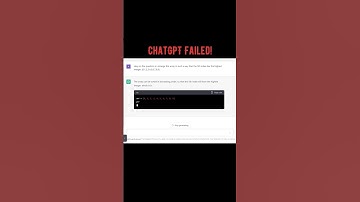ChatGPT FAILED PROGRAMMING TEST!?