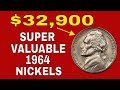 Super rare 1964 Jefferson Nickels worth huge money! Valuable nickels to look for!