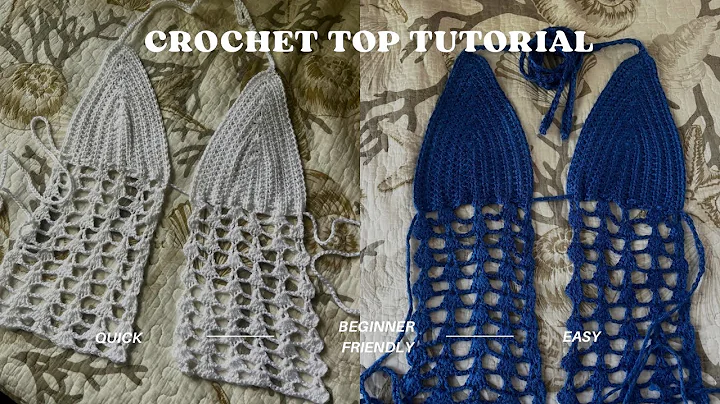 Crochet Halter Top Tutorial | Beginner Friendly (for all sizes)