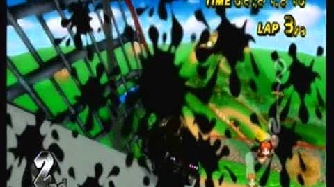 Mario Kart Wii - most ridiculous thundercloud pass ever?