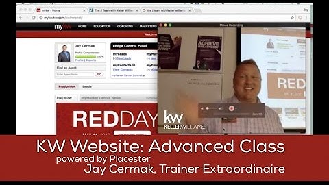KW Website Powered by Placester: Advanced Class with Jay Cermak Trainer Extraordinaire