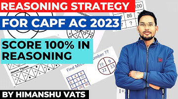 How to Prepare Reasoning for CAPF AC 2023 | Reasoning Strategy for CAPF AC 2023 #capf #reasoning