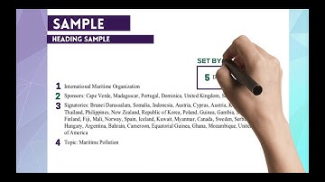 Working Papers, Draft Resolutions and amendments RECAP