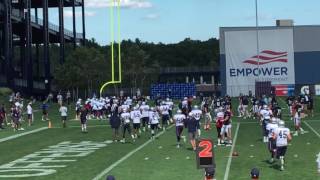 Fight Breaks out at Patriots and bears practice!!!
