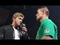 Edge returns to raw to give john cena advice raw april 23 2012