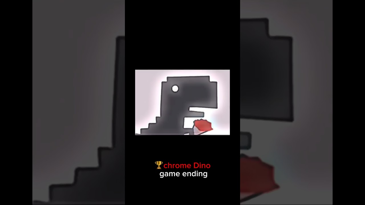 Chrome Dinosaur Game Ending  Dino Jumps Out from Chrome ( Dino vs Birds  Animation Chapter 01 ) 