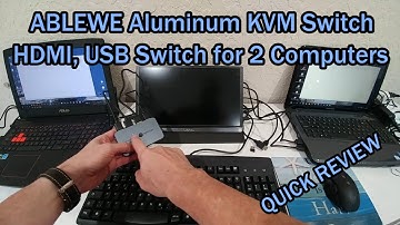 ABLEWE Aluminum KVM Switch KM-02 HDMI USB Switch for 2 Computers Sharing Mouse Keyboard REVIEW