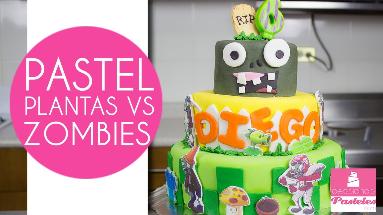 Pastel Plantas vs Zombies - YouTube