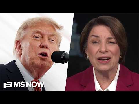 ‘COSTS are up, CHAOS is up, CORRUPTION is up’: Sen. Amy Klobuchar blasts Trump's costly policies