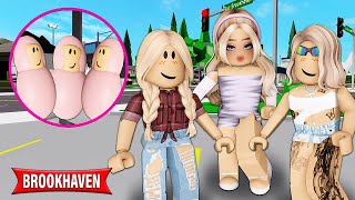 AS TRIGÊMES SEPARADAS NA MATERNIDADE, SE ENCONTRARAM | Historinhas Brookhaven RP | Roblox