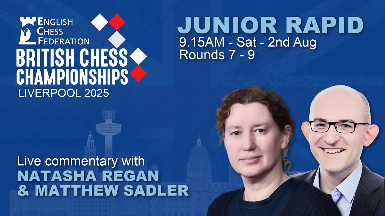 Junior Rapid | Rounds 7-9 | British Chess Championships 2025 – Live from St George’s Hall, Liverpool
