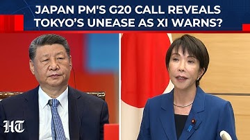 Tokyo Tenses Up: Japan PM’s G20 Pitch Exposes Deep Fears As China Issues Sharp Warning Over Taiwan?