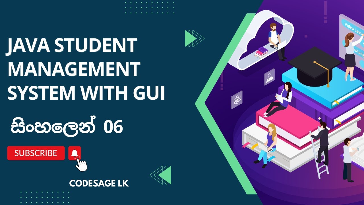Student Management System Project with Java OOP and GUI Part 06 Sinhala ...