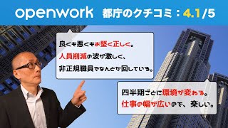 都庁で働く人の口コミを見る、元都庁管理職♯1