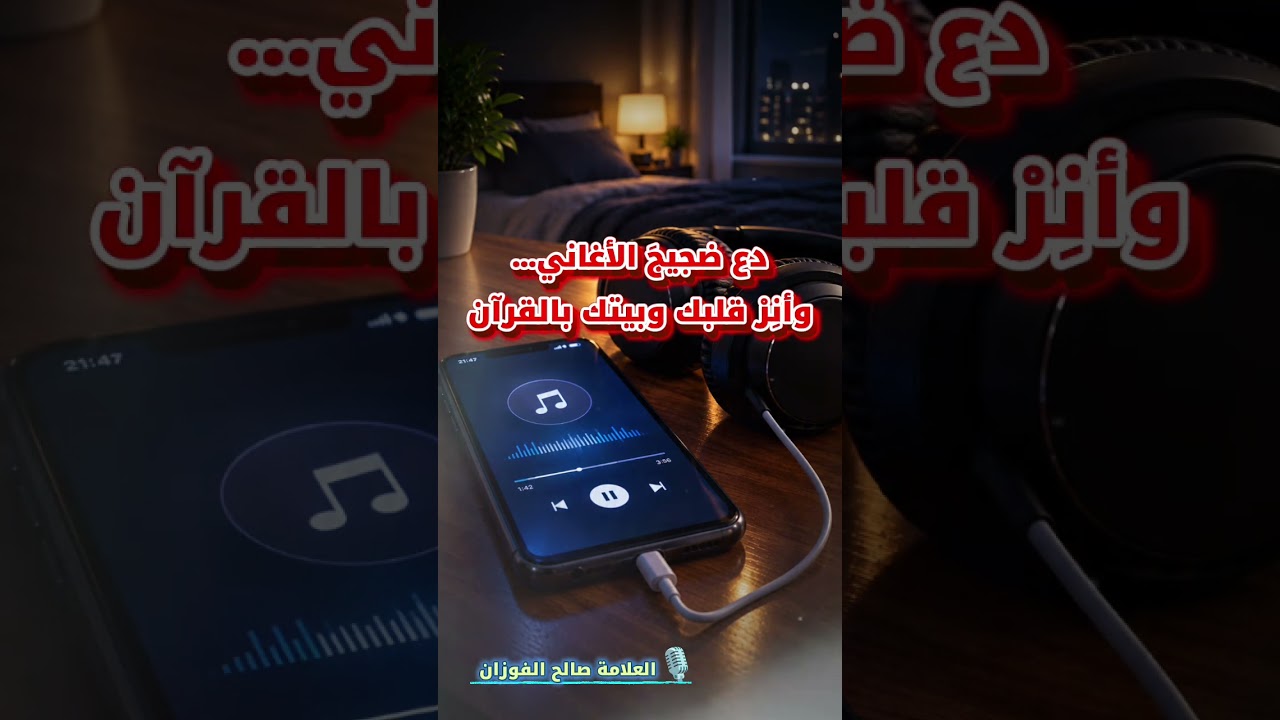 دع ضجيجَ الأغاني… وأنِرْ قلبك وبيتك بالقرآن | الشيخ صالح الفوزان