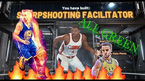 BEST SHARPSHOOTING FACILITATOR BUILD ON NBA2K20