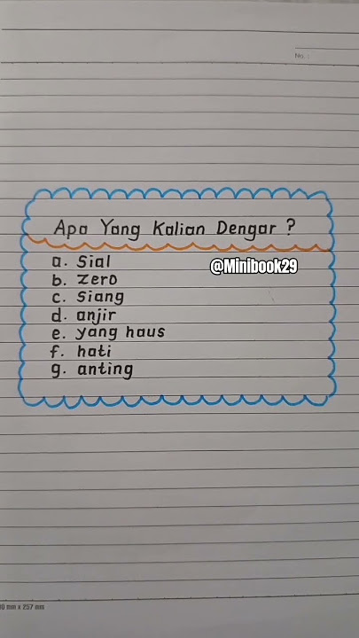 Kalian dengar yang mana? Coba Komen #shorts #satuklikuntukwujudkanimpianm