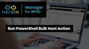 Run PowerShell Bulk Host Action - Nerdio Manager for Enterprise (AVD Demo of the Day)