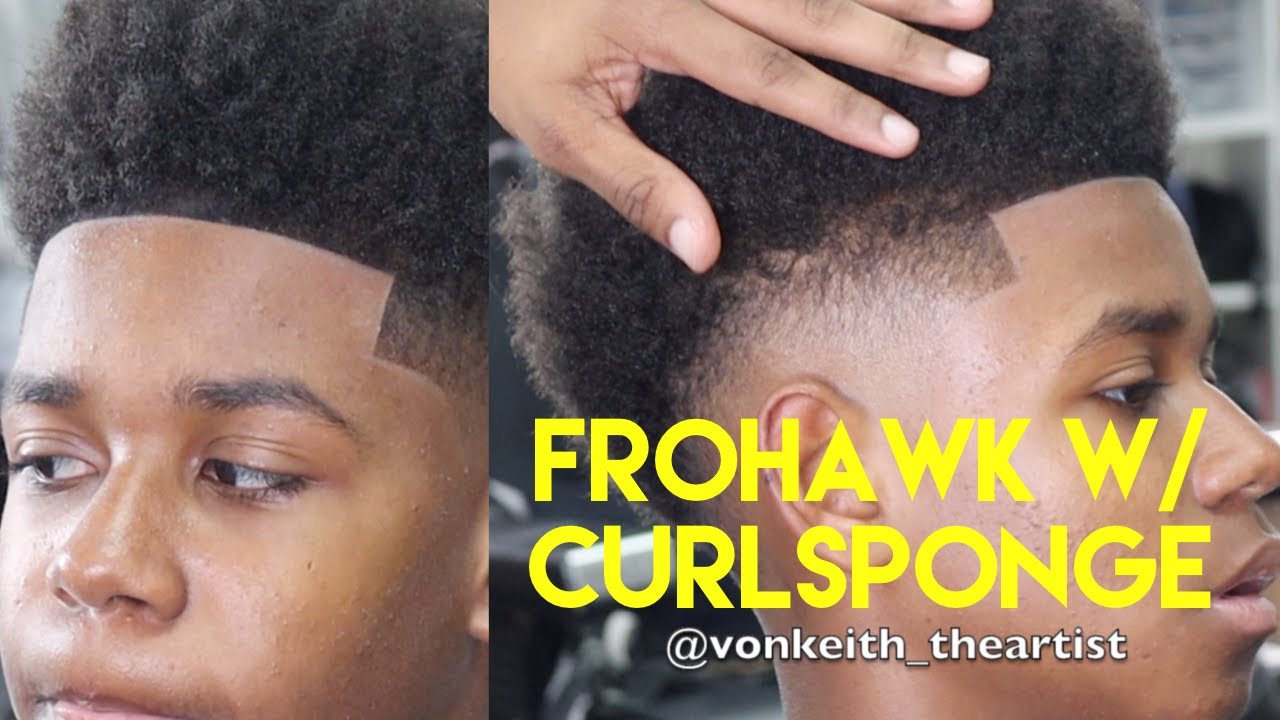  Frohawk w/ Curl sponge Hair Tutorial 2020 YouTube
