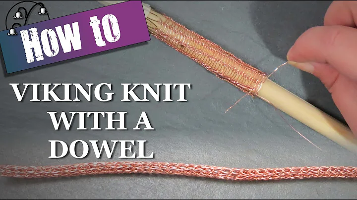 How to Viking Knit with a Dowel
