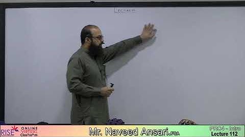 PRC 4 N Ansari   Lecture 112