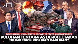 Puluhan May4t Tentara AS Bergelimpangan 5 Pangkalan Terbesar Hangus! Trump Terjebak Perang Iran