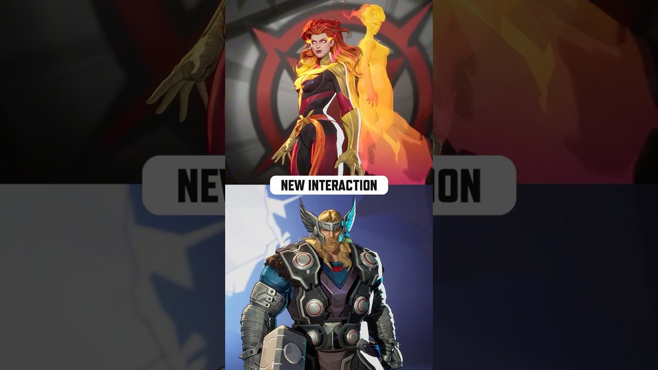 New Phoenix and Thor interaction in Marvel Rivals! 🔥 